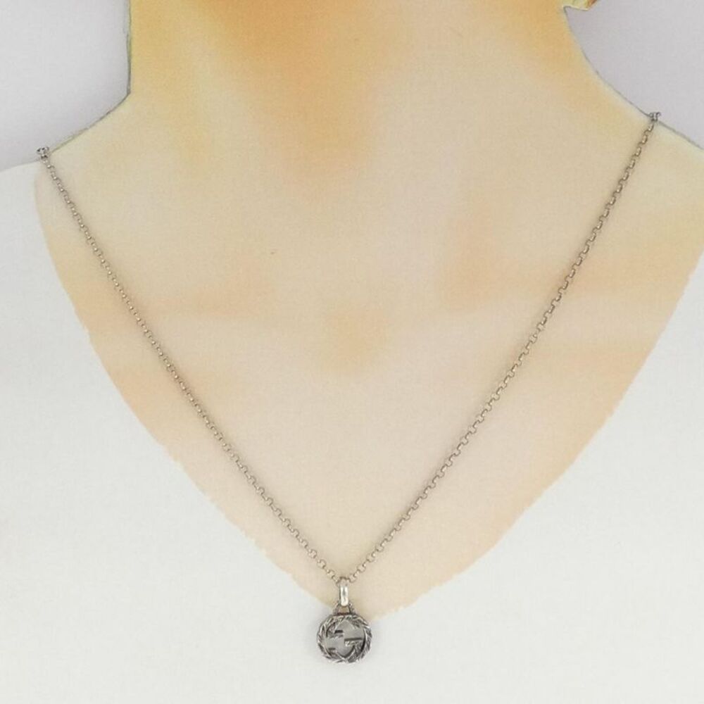 Gucci Interlocking G 925 Silver Necklace - Picture 6 of 6